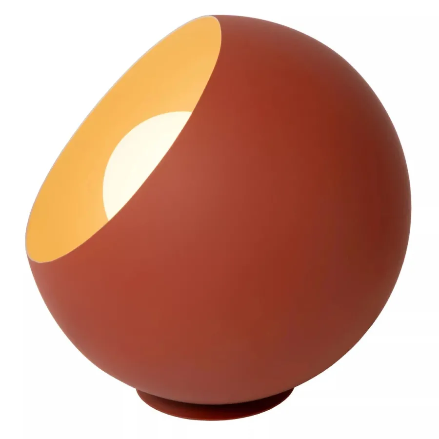 Outlet Lucide Doredos bordlampe 20 cm Teracotta