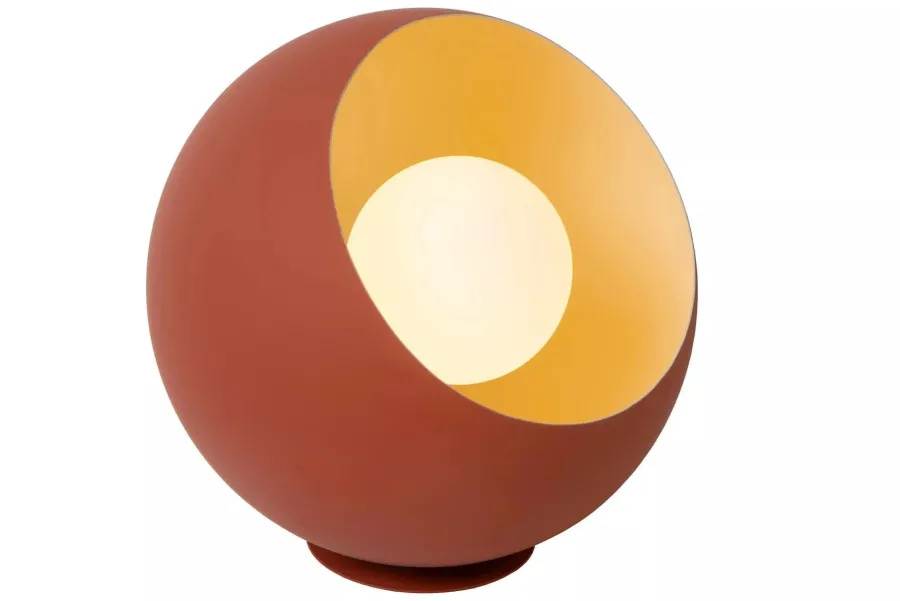 Outlet Lucide Doredos bordlampe 20 cm Teracotta