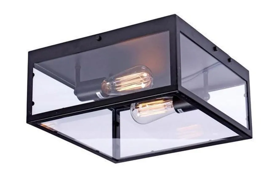 Clearance Ms - belysning Dovre taklampe 36x36cm - Svart