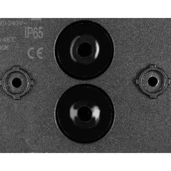 Outlet Slv D-ring 25 cm vegglampe utendørs 15W 2700/3000 kelvin IP65 - dimbar Svart