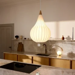 Sale Halo Designs Drops pendel 30 - Tekstil Hvit