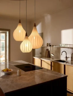 Sale Halo Designs Drops pendel 30 - Tekstil Hvit