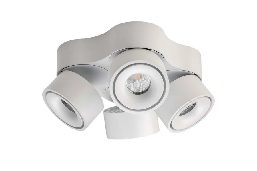 Outlet Antidark Easy W4100 Quattro 4x10W 2700K Dimbar - Hvit