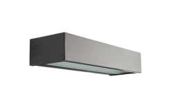 Hot Sg Armaturen As Edge direct vegglampe ned 10W 2700 Kelvin dimbar IP65 - Grafitt