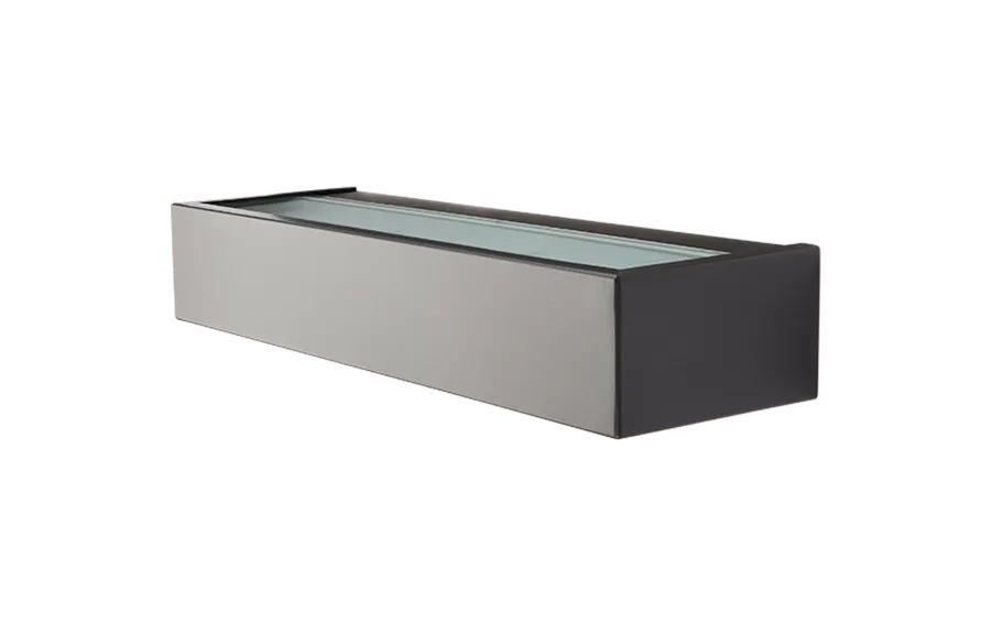 Outlet Sg Armaturen As Edge vegglampe opp/ned 10W 3000 Kelvin dimbar IP65 Grafitt