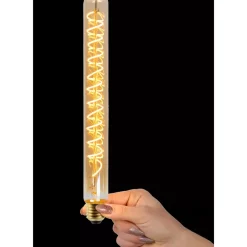Discount Lucide E27 Filament lyspære T32 30 cm 2200 Kelvin 5W Dimbar Amber