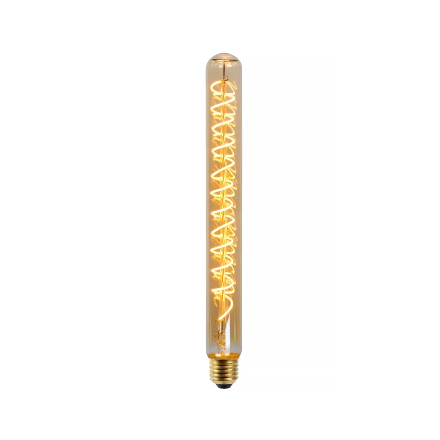 Discount Lucide E27 Filament lyspære T32 30 cm 2200 Kelvin 5W Dimbar Amber