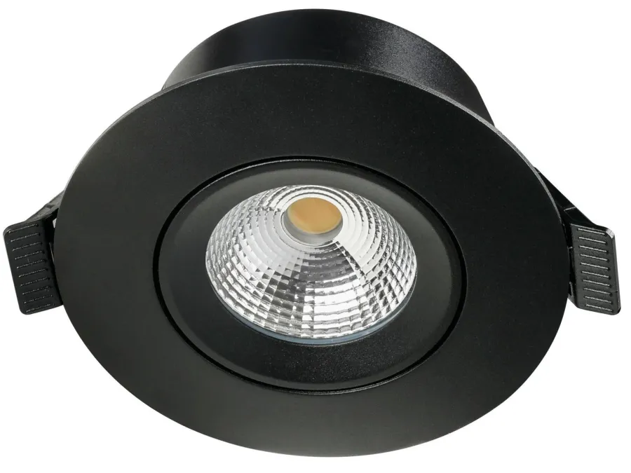 Best NorDesign E95 lavtbyggende downlight 2700 Kelvin IsoSafe RA90 7W IP54 - Dimbar