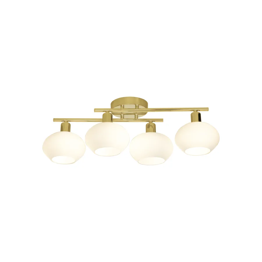 Hot Aneta Lighting Elba taklampe 4 lys IP44/IP23