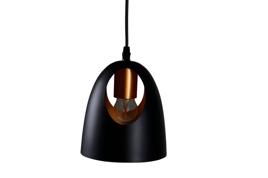 Clearance Venture Home Elda takpendel 16 cm - Svart/Kobber