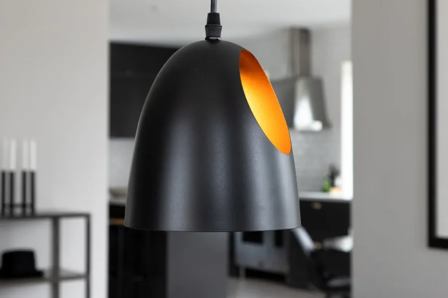 Clearance Venture Home Elda takpendel 16 cm - Svart/Kobber