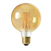 Clearance Pr home of Scandinavia Ab ELECT LED 3-STEP DIM Globe Gold 125mm
