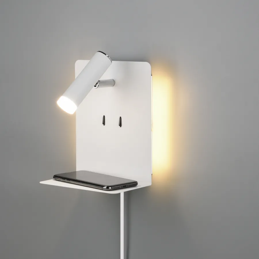 New Trio Lighting Element vegglampe - Hvit