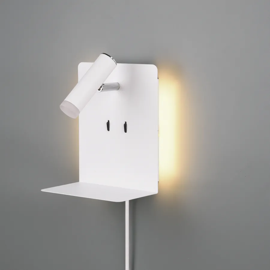 New Trio Lighting Element vegglampe - Hvit