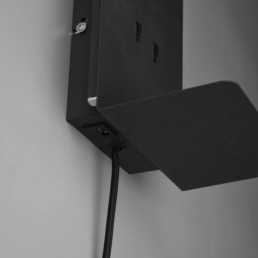 Discount Trio Lighting Element vegglampe - Svart