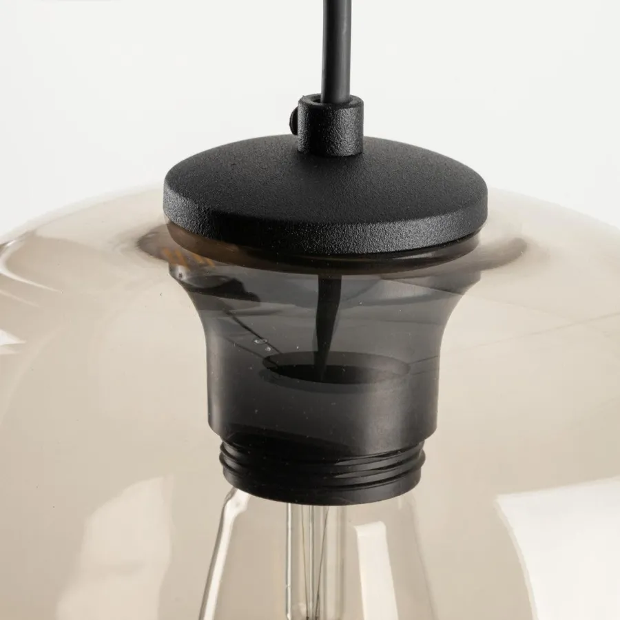 TK Lighting Elio takpendel 3-lys Flerfarget