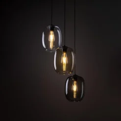 TK Lighting Elio takpendel 3-lys Flerfarget