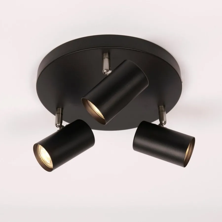 Sale Ms - belysning Era taklampe med 3 spotter - Svart