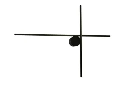 NorDesign Eros Novata 600 10W 2700 Kelvin IP44 - Høyre modell Svart
