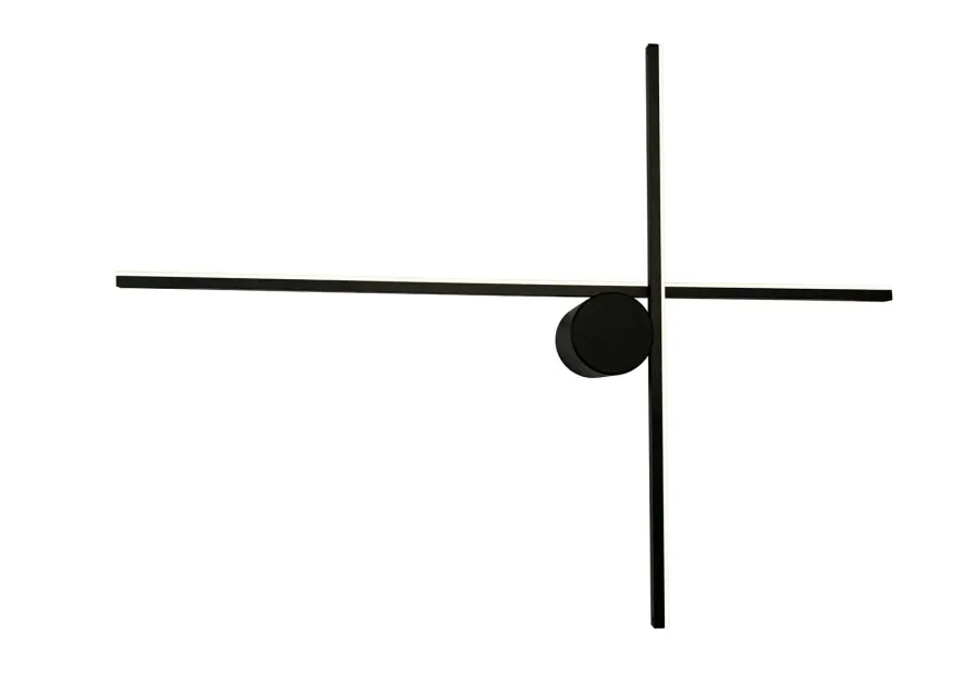 NorDesign Eros Novata 600 10W 2700 Kelvin IP44 - Høyre modell Svart