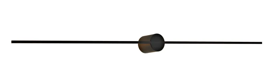 Outlet NorDesign Eros 600 vegglampe IP44 dimbar Inwards - Svart