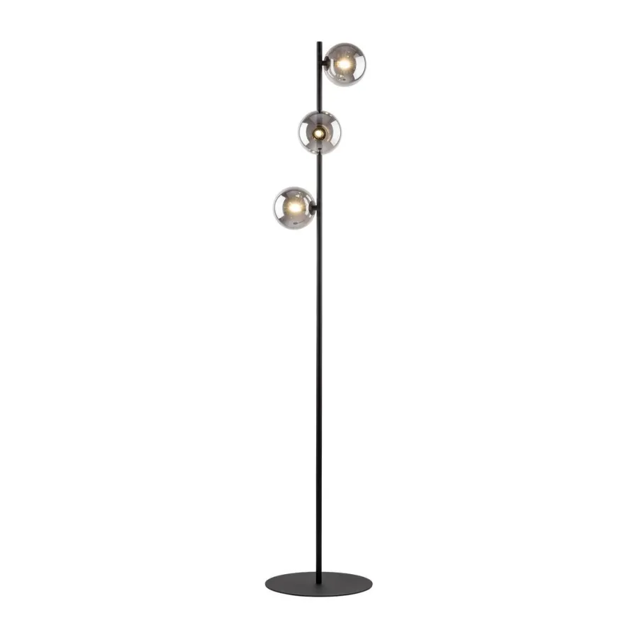 Online TK Lighting Estera gulvlampe 3-lys Røykfarget