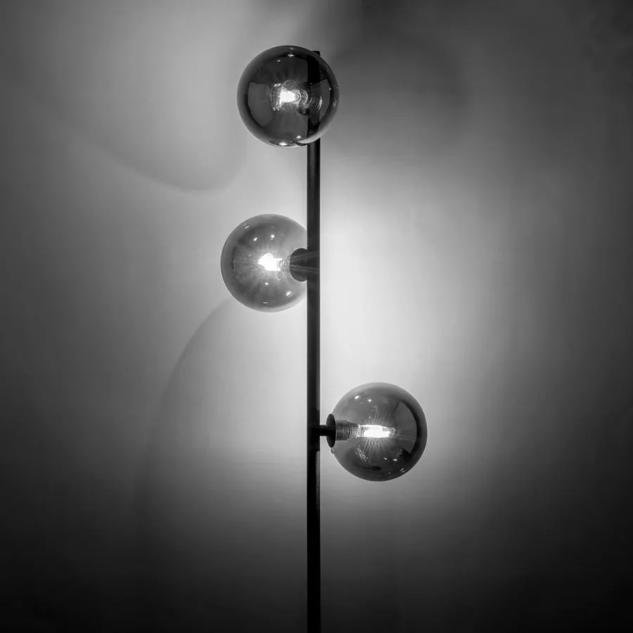 Online TK Lighting Estera gulvlampe 3-lys Røykfarget