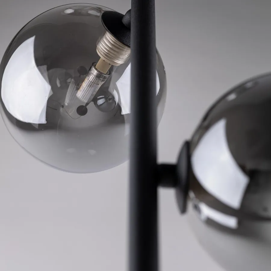 Online TK Lighting Estera gulvlampe 3-lys Røykfarget