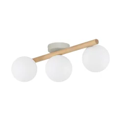 Hot TK Lighting Estera wood taklampe 3-lys
