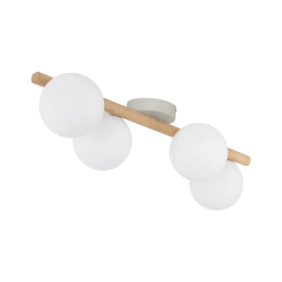 Sale TK Lighting Estera wood taklampe 4-lys