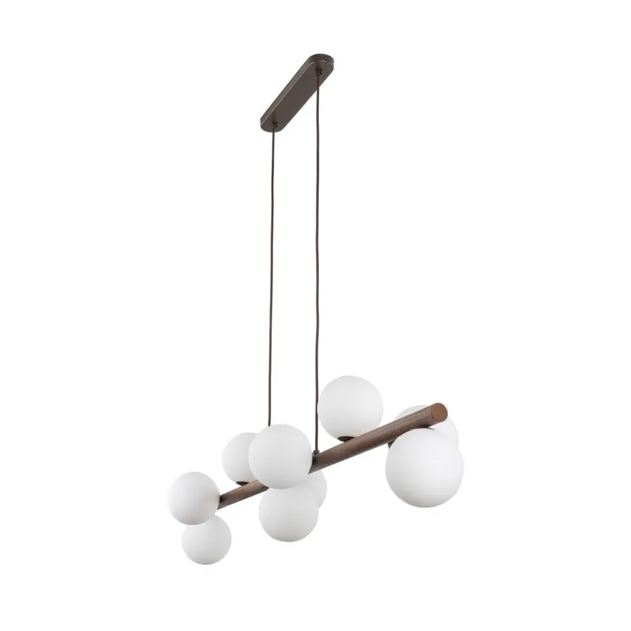 Sale TK Lighting Estera wood takpendel 9-lys