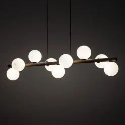 Sale TK Lighting Estera wood takpendel 9-lys