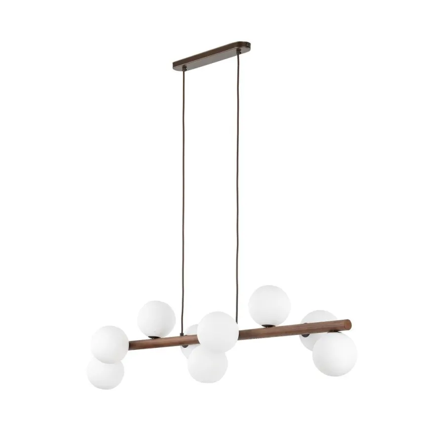 Sale TK Lighting Estera wood takpendel 9-lys