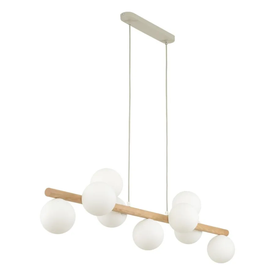 Sale TK Lighting Estera wood takpendel 9-lys