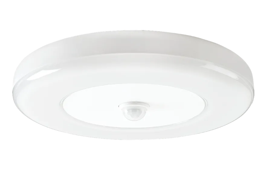 Outlet Sg Armaturen As Etne taklampe 22 cm 11W 3000K PIR Sensor - Hvit