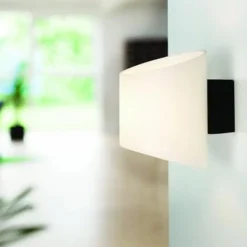 Outlet Herstal Evoke Oval 18 cm vegglampe - Antrasittgrå/Hvit Grå / Hvit
