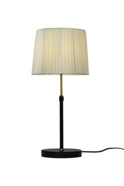Outlet Aneta Lighting Ezai bordlampe justerbar 47-60 cm Svart / Messing
