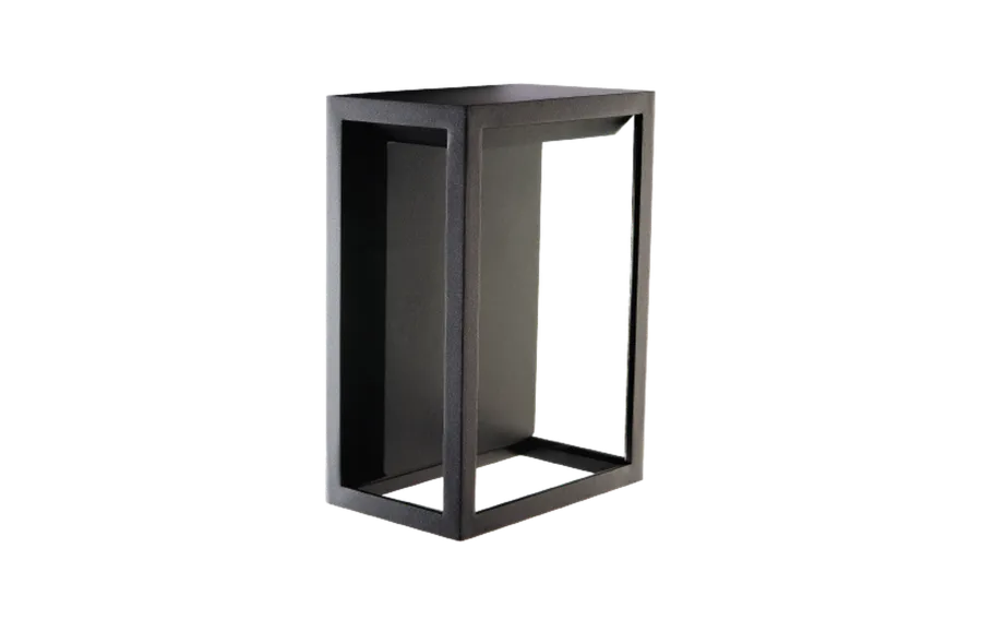 Outlet Sg Armaturen As Fagernes mini utendørs vegglampe 9W IP44 dimbar - Svart