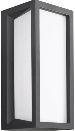 Sale NorDesign Faro 250 vegglampe utendørs Colour Switch 9W IP65 Dimbar - grå Antrasitt