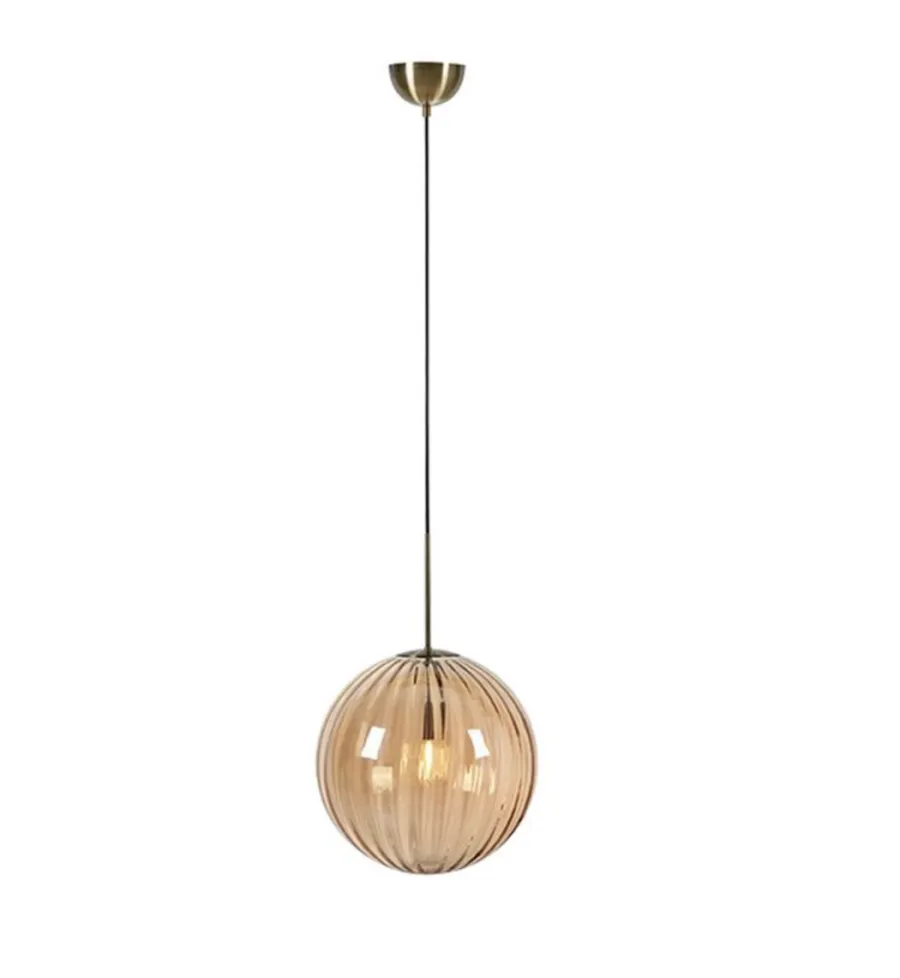 New Marksløjd Fengari takpendel Amberfarget/antik messing