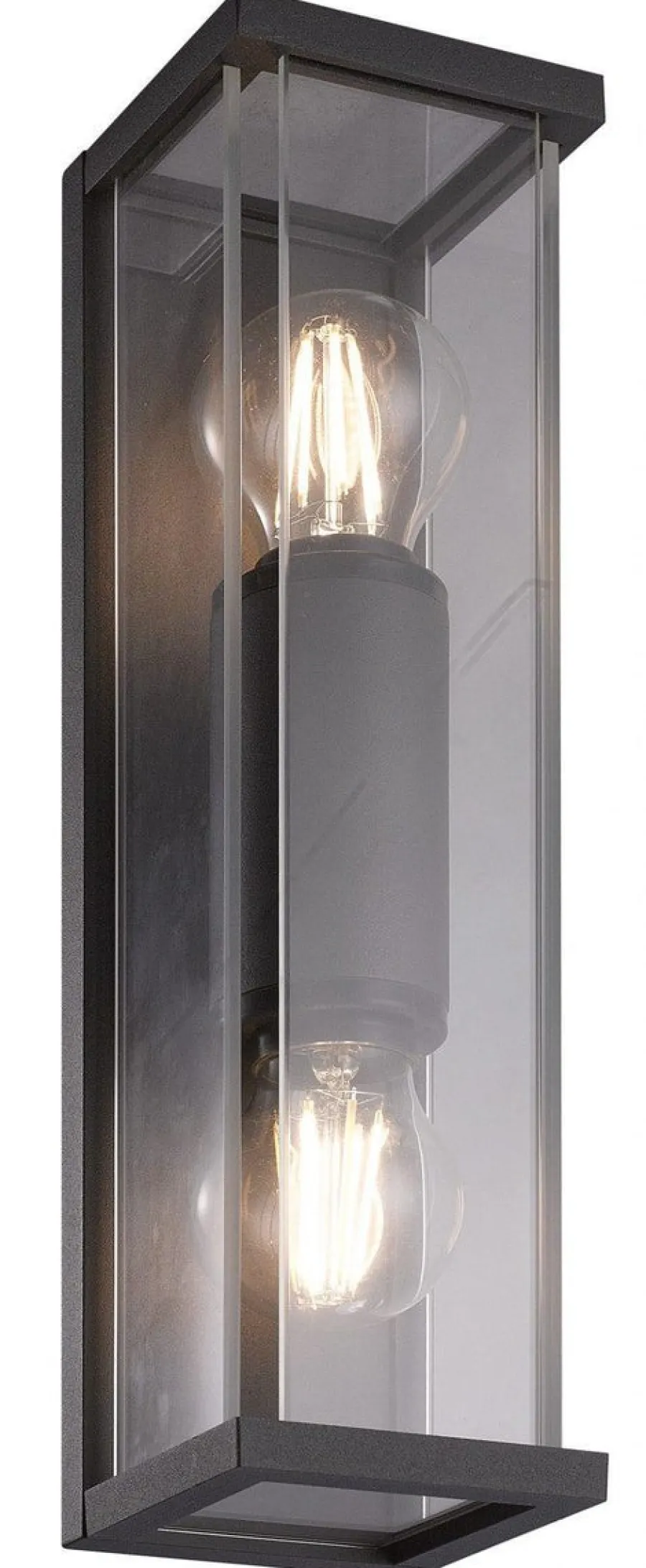 Clearance NorDesign Finestra minor duo vegglampe - Antrasitt Grå