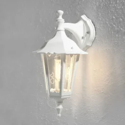 Sale Konstsmide Firenze vegglampe ned E27 - Hvit
