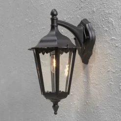 Online Konstsmide Firenze vegglampe 48 ned - Svart