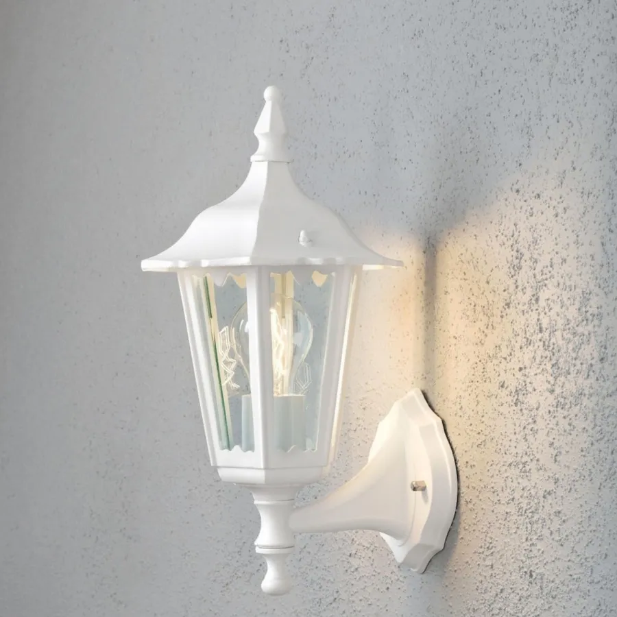 Best Konstsmide Firenze vegglampe 36 opp - Hvit