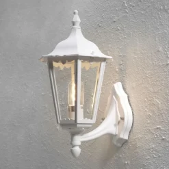 Clearance Konstsmide Firenze vegglampe opp 48 - Hvit