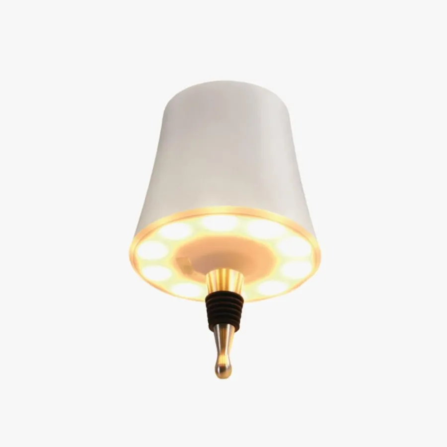 Clearance NorDesign Flaskelys ladbar 3000K/4500K/6000K/RGB - Touch dim Hvit