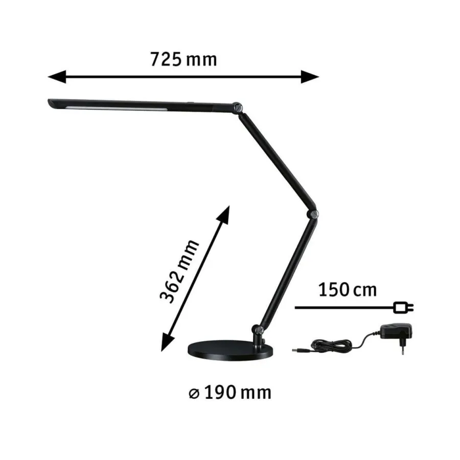 Discount Paulmann Flexbar skrivebordslampe 9,5W 3000 Kelvin - 3-step dim