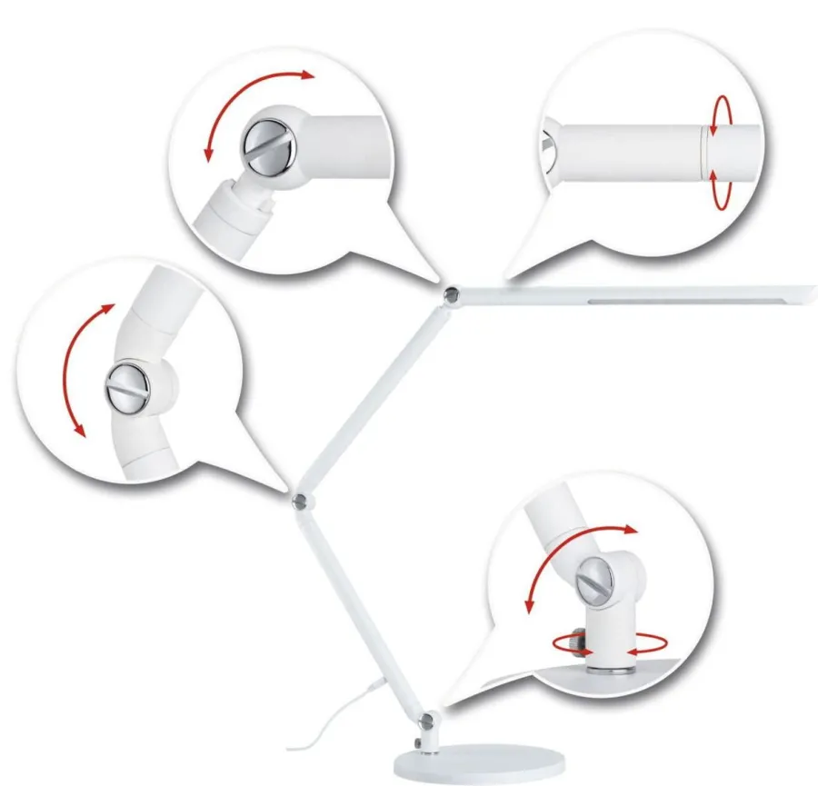 Discount Paulmann Flexbar skrivebordslampe 9,5W 3000 Kelvin - 3-step dim
