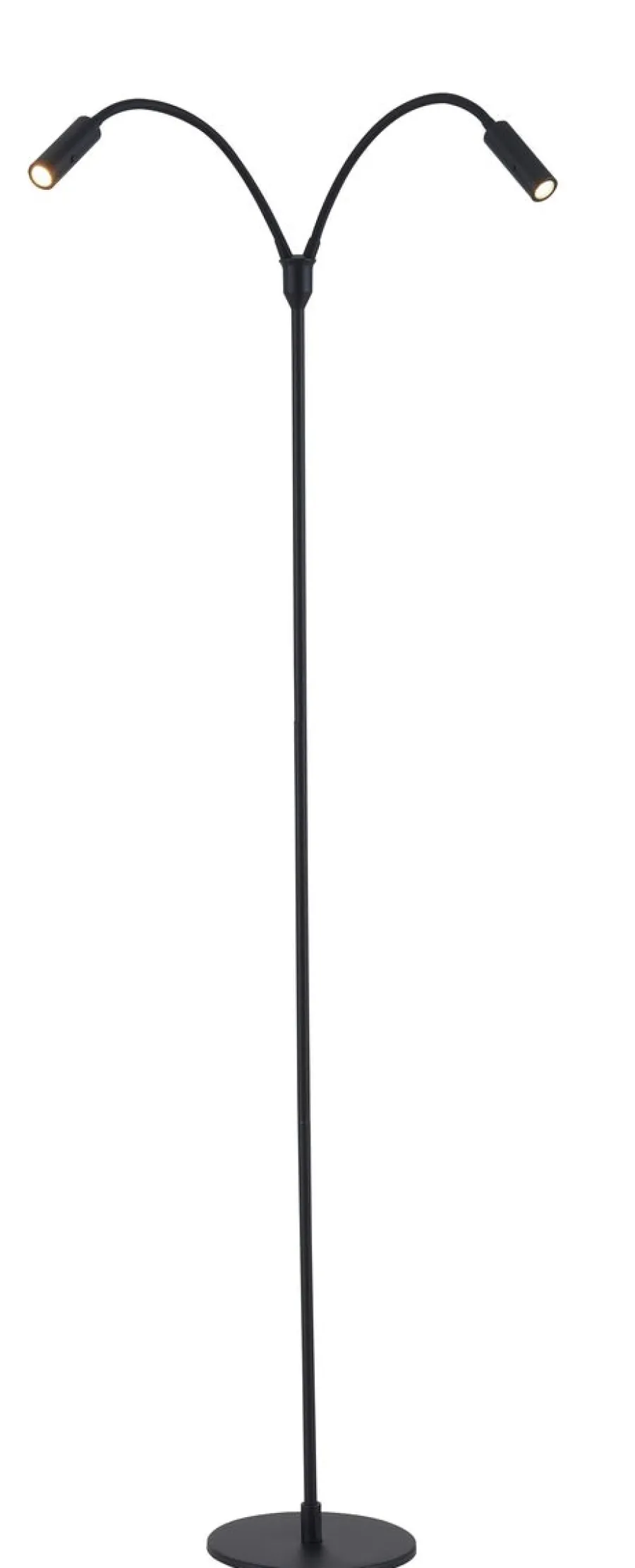 Discount NorDesign Flexi K2 gulvlampe 2x3W Dimbar - Svart