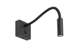 Clearance Antidark Flex vegglampe 3W 2700K - Svart